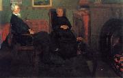 William Stott of Oldham Portrait of My Father and Mother